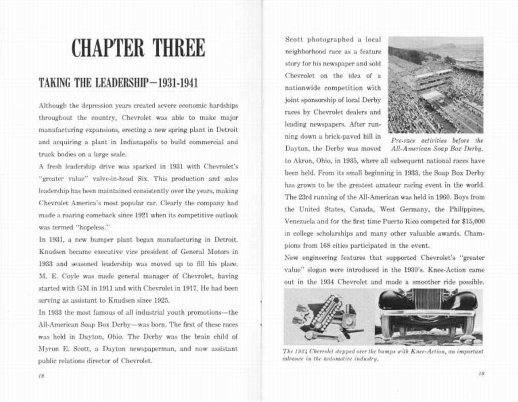 The Chevrolet Story - Published 1961 Page 4